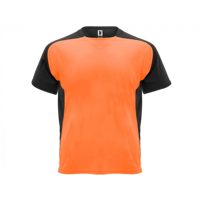 Футболка Bugatti мужская, неоновый оранжевый/черный