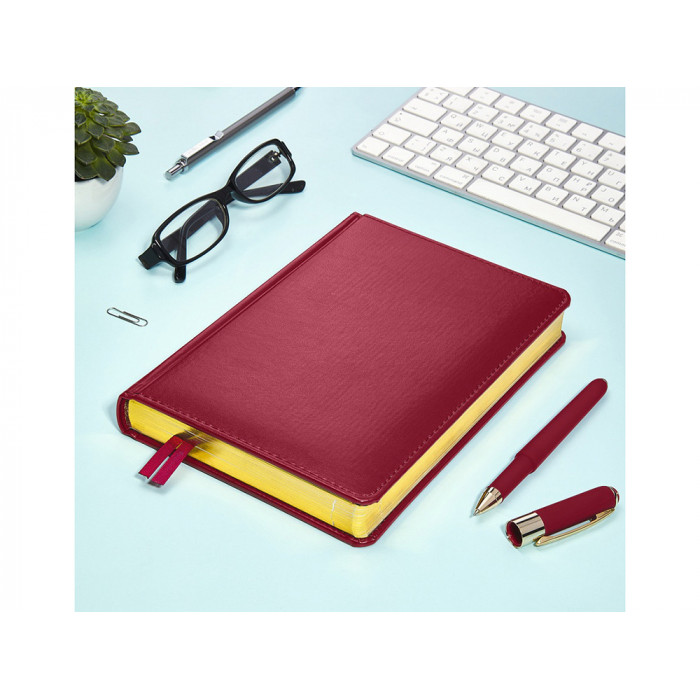 Ежедневник недатированный А5 Parliament, бордовый