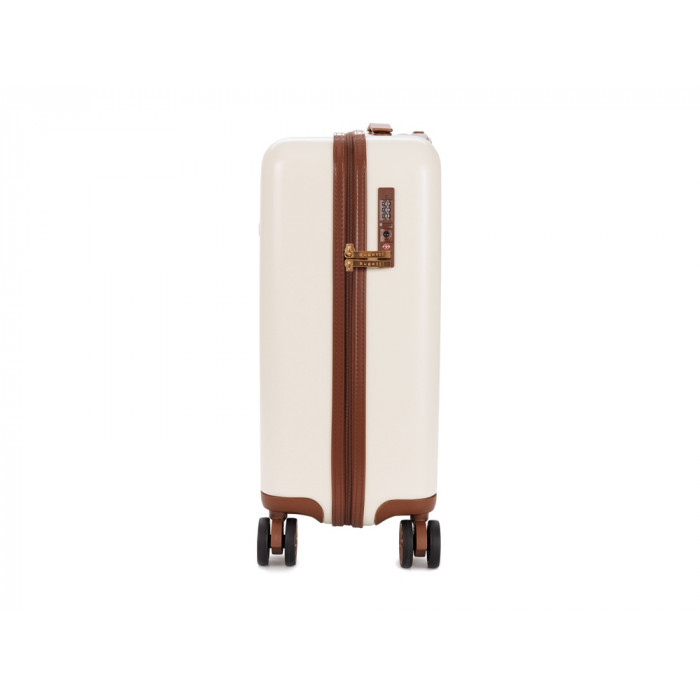 Чемодан BUGATTI Amelia, бежевый, поликарбонат / АБС-пластик, 32х22х53 см, 30 л