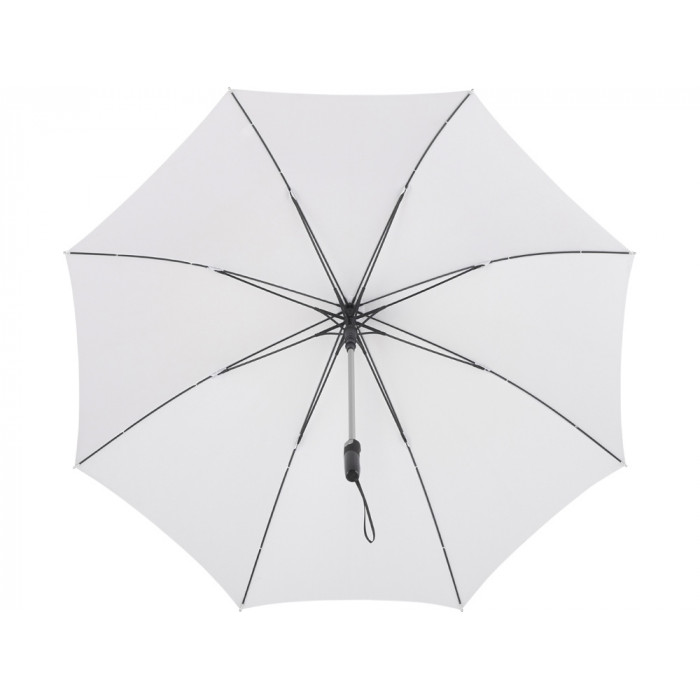 Зонт-трость 7399 Alugolf полуавтомат, белый/титан