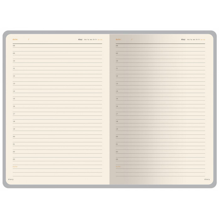 Ежедневник А5 недатированный Prestige, черный