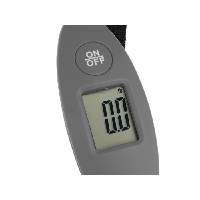 Багажные весы с покрытием soft touch Gravity, серый