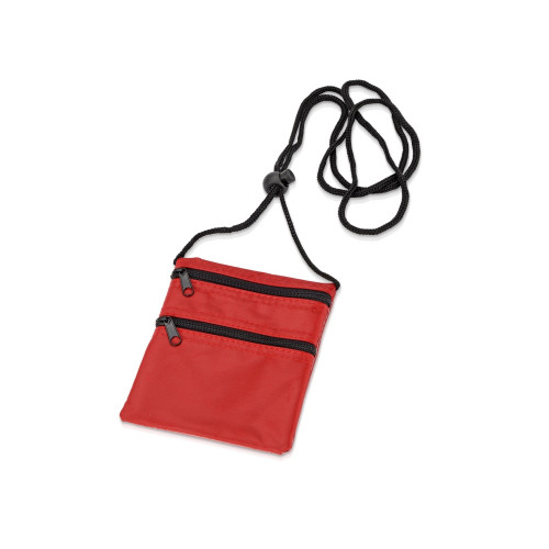 Нагрудный кошелек Путешествие, красный
