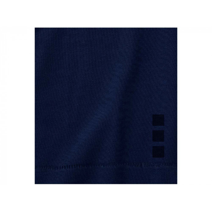 Calgary мужская футболка-поло с коротким рукавом, темно-синий