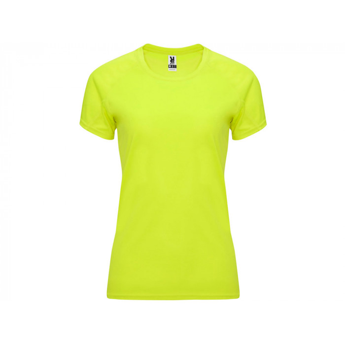 Футболка Bahrain женская, неоновый желтый