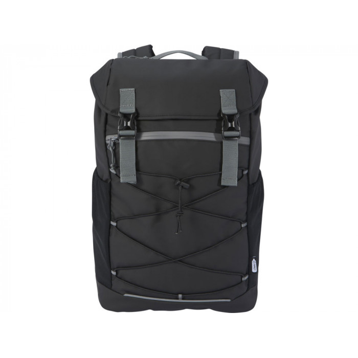 Водонепроницаемый рюкзак Aqua для ноутбука с диагональю экрана 15,6 дюйма, сплошной черный