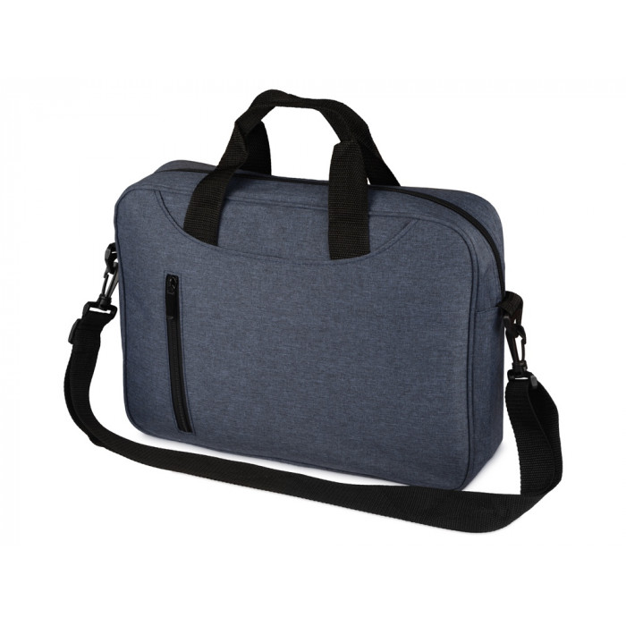 Сумка для ноутбука Wing с вертикальным наружным карманом, синий (Р)