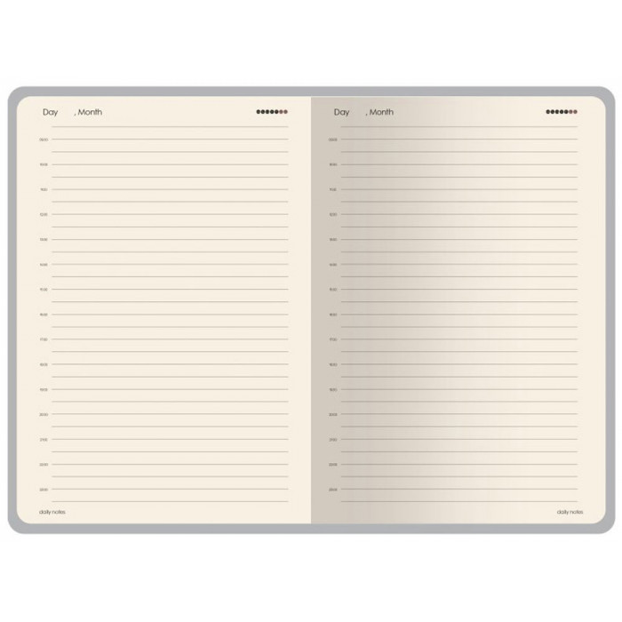 Ежедневник недатированный А5 Palermo, черный