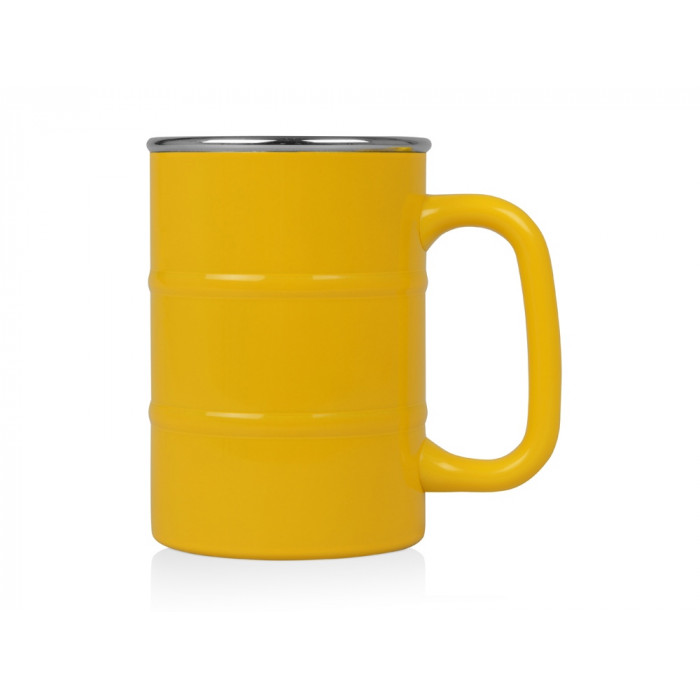 Кружка Баррель 400мл, желтый
