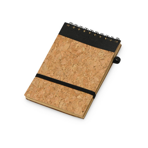 Блокнот B7 Forli с обложкой из пробки, натуральный (Р)
