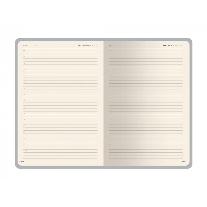 Ежедневник А5 недатированный Prestige, темно-коричневый