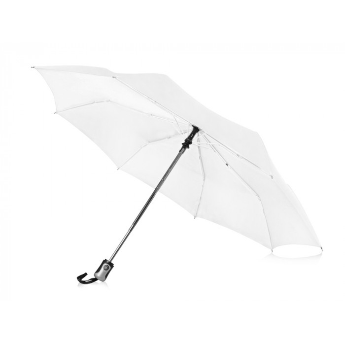 Зонт Alex трехсекционный автоматический 21,5, белый (Р)