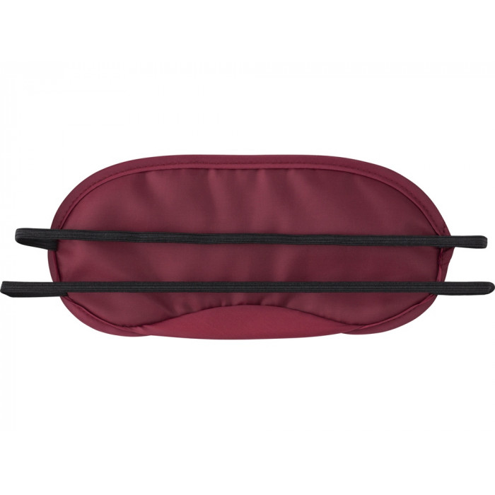 Маска для глаз Travel из нейлона (190T) с двойными резинками, бордовый