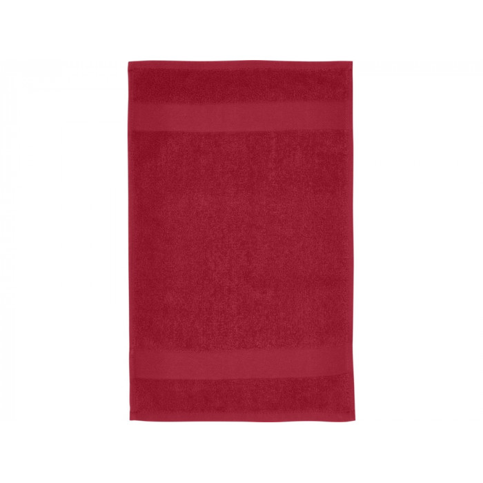 Хлопковое полотенце для ванной Sophia 30x50 см плотностью 450 г/м2, красный
