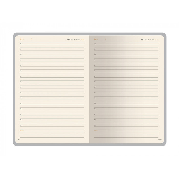 Ежедневник А5 недатированный Prestige, коричневый