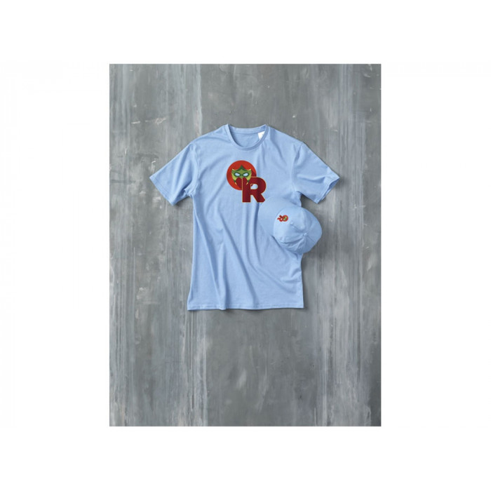 Мужская футболка Heros с коротким рукавом, светло-синий