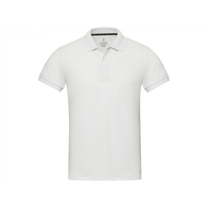 Emerald поло унисекс с коротким рукавом из переработанных материалов Aware™. - Белый
