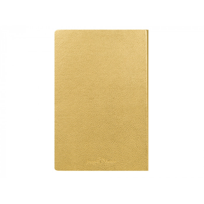 Ежедневник А5 недатированный Megapolis Velvet Flex, золотистый