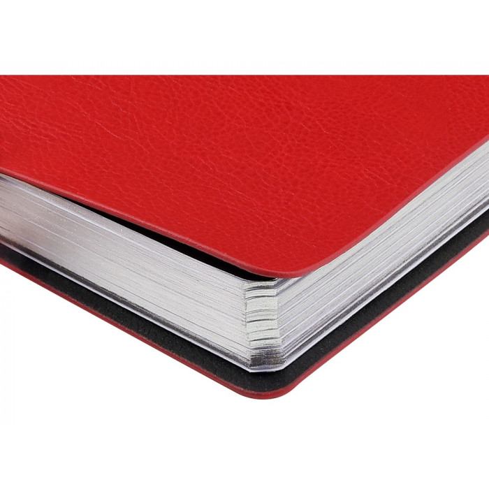 Ежедневник полудатированный А5 Orbit, красный