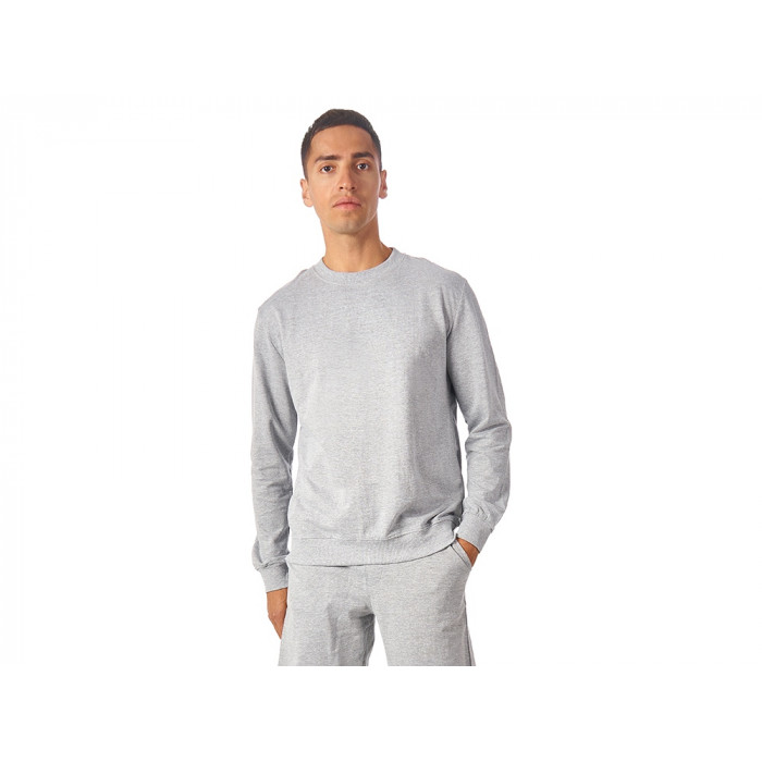 Свитшот Warsaw 220гр, унисекс, серый меланж