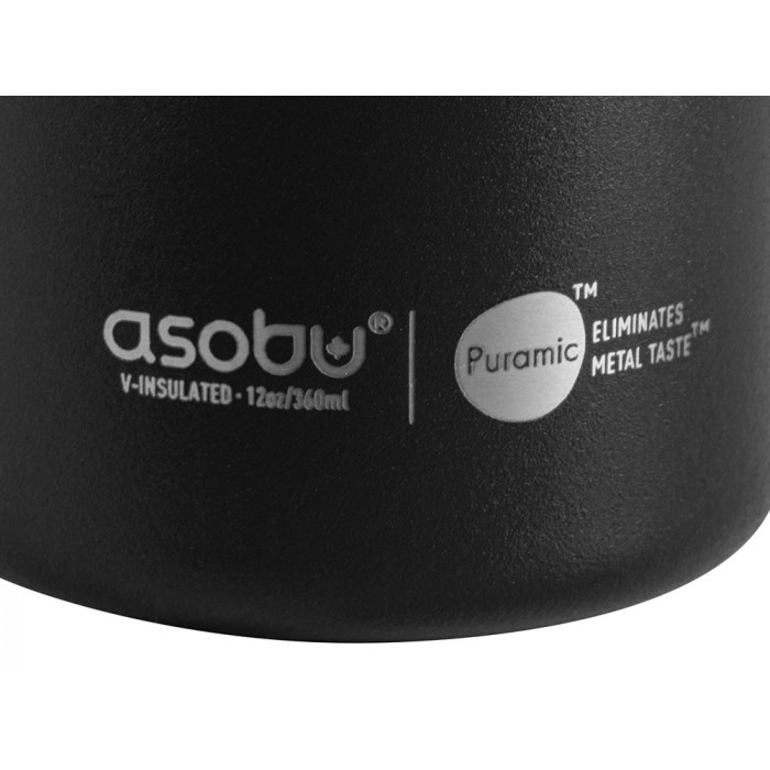 Вакуумная термокружка с внутренним керамическим покрытием Coffee Express, 360 мл, черный