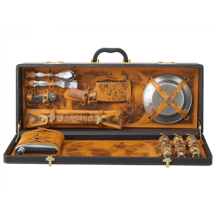 Подарочный набор Королевская охота, коричневый