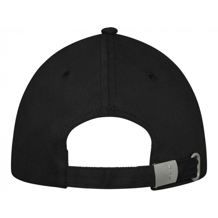 Бейсболка Darton, 6 панелей, черный