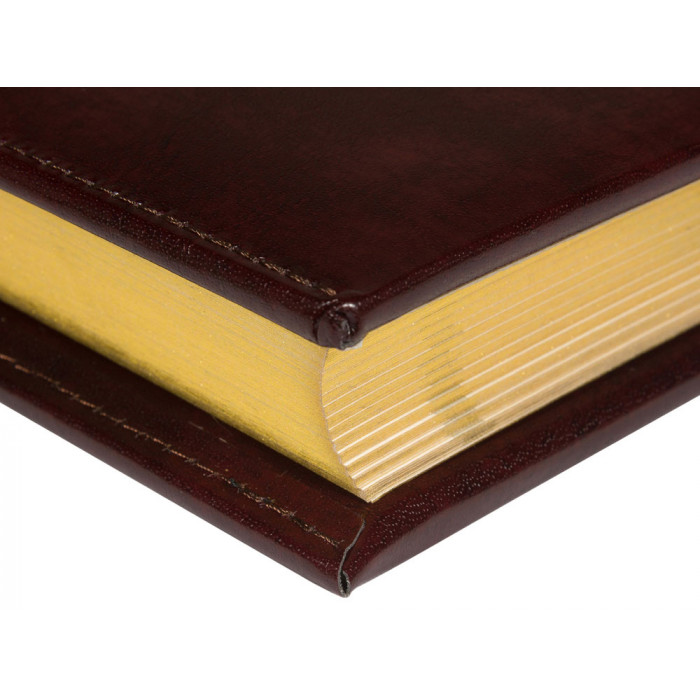 Ежедневник полудатированный А5 Windsor, коричневый