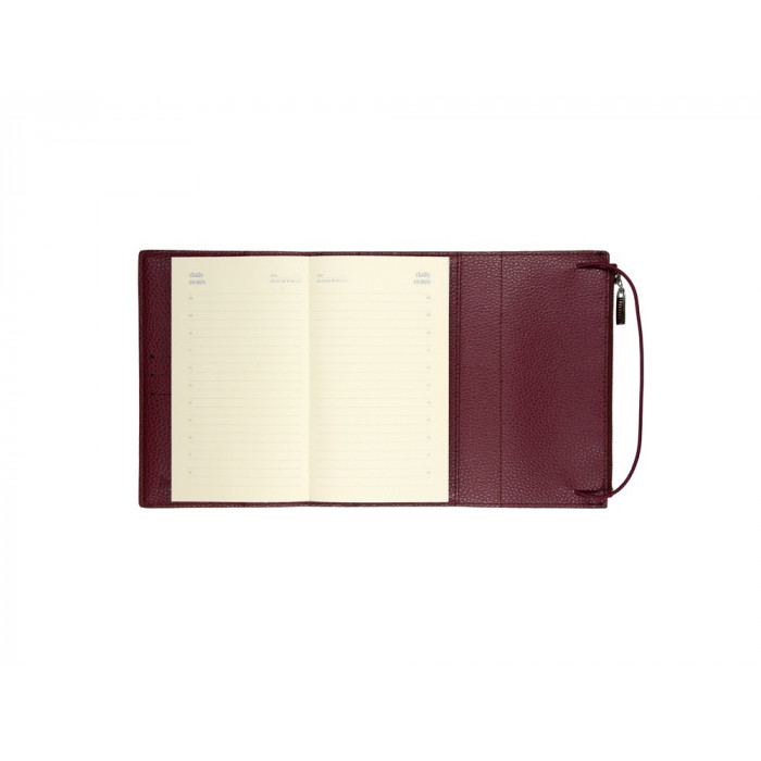 Ежедневник недатированный  А5- Dolce Vita  (бордовый)