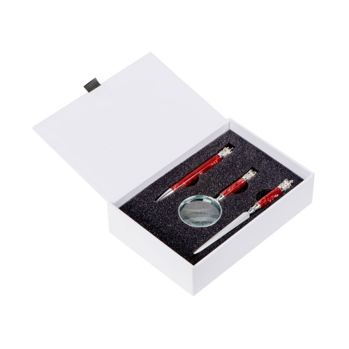 Набор Принц Уэльский : ручка шариковая, лупа, нож для бумаг