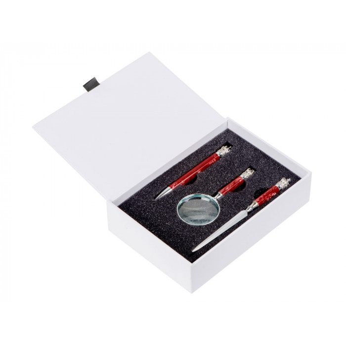 Набор Принц Уэльский : ручка шариковая, лупа, нож для бумаг