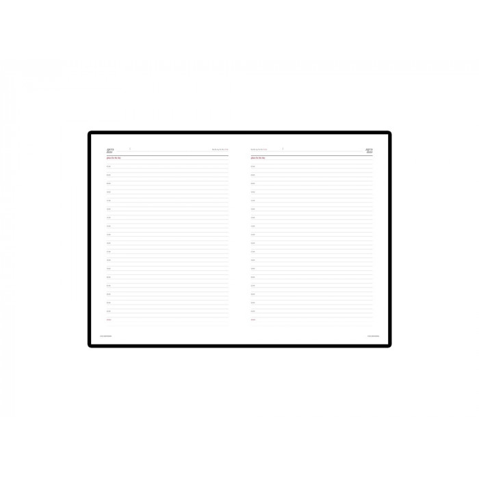 Ежедневник недатированный А4 Velvet, черный