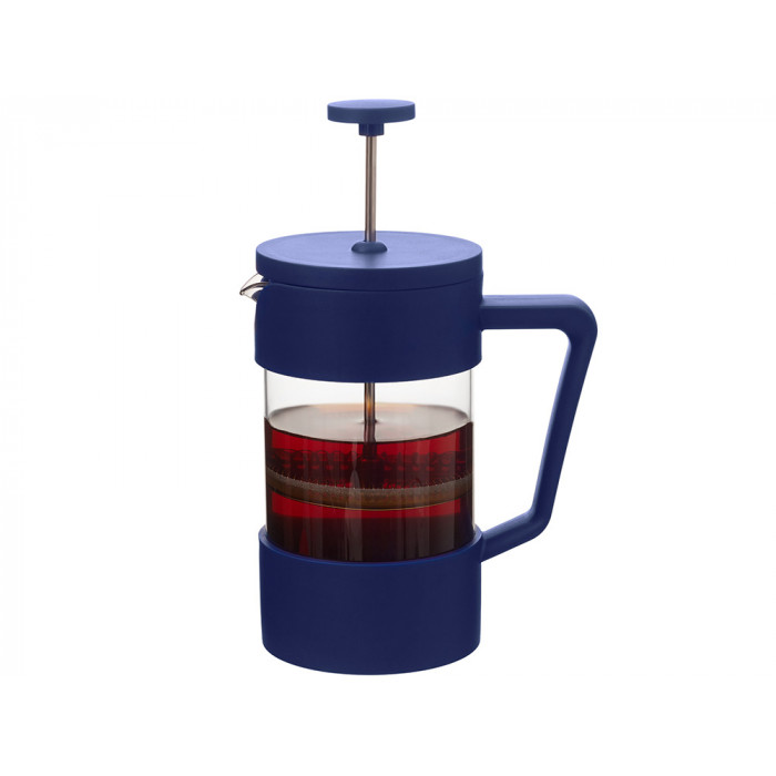 Пластиковый френч-пресс Intense, 600мл, темно-синий