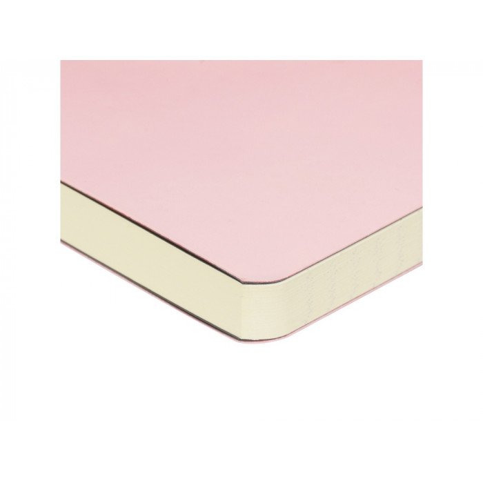 Ежедневник А5 недатированный Megapolis Velvet Flex, зефирный розовый