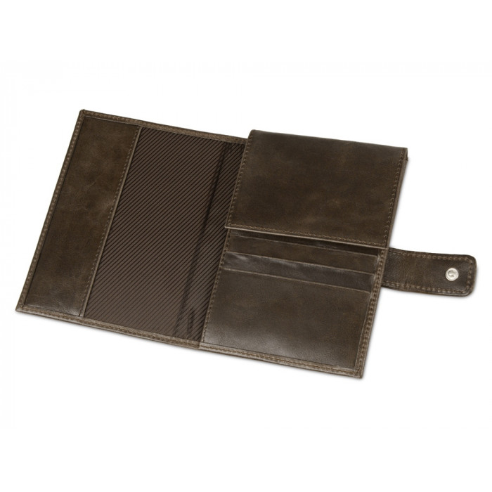 Бумажник путешественника Druid с отделением для паспорта, коричневый