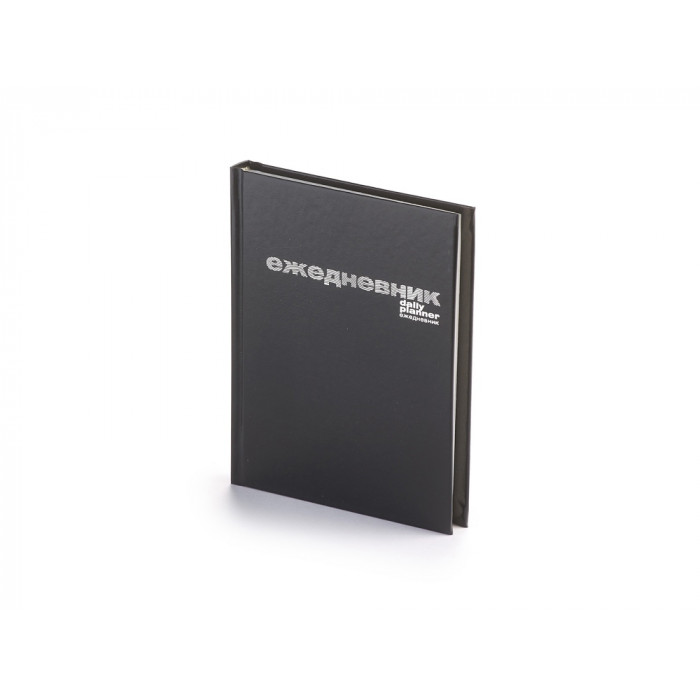 Ежедневник А6 недатированный Бумвинил, черный