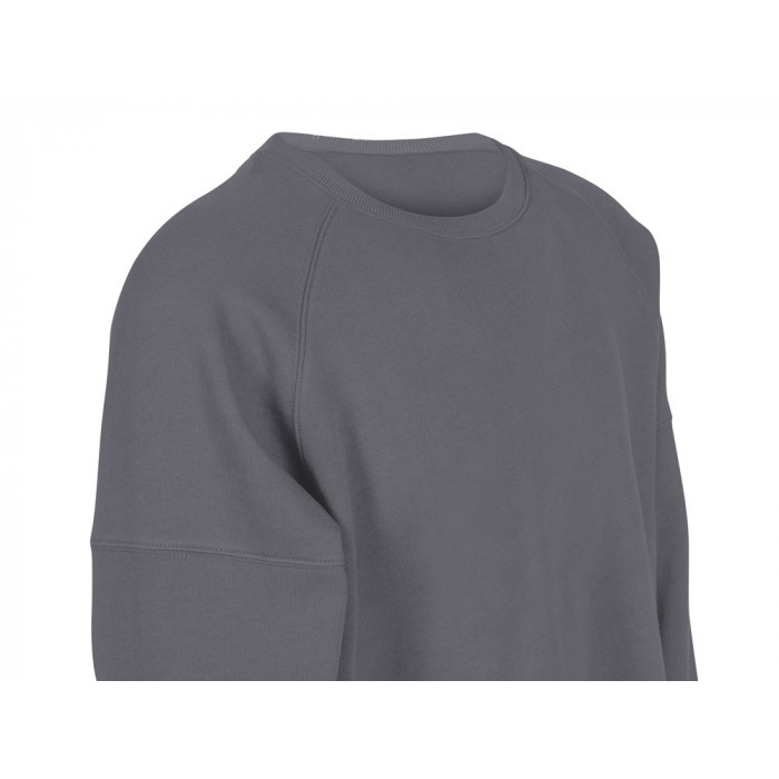 Свитшот оверсайз Paris, унисекс, темно-серый