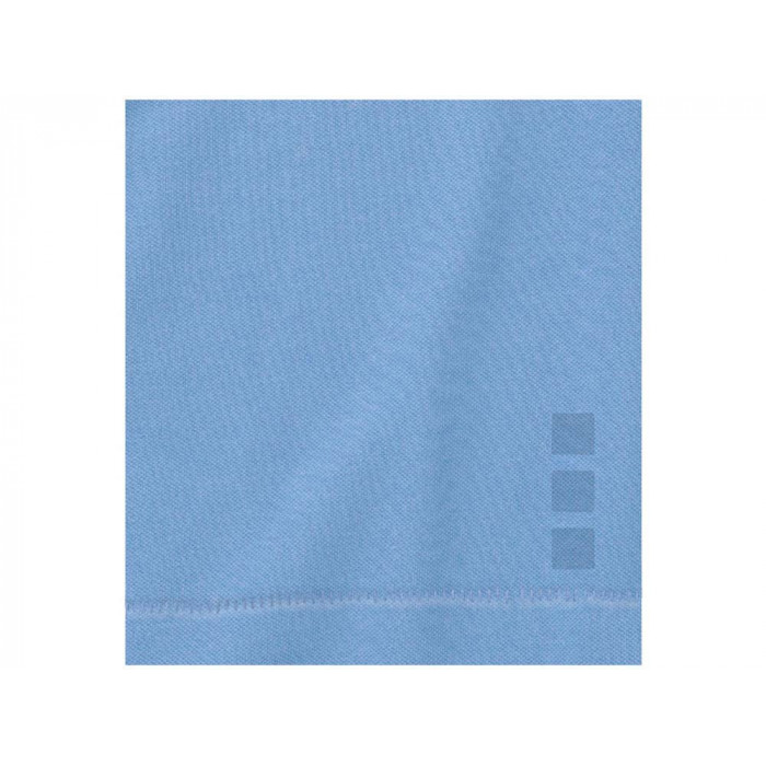 Calgary мужская футболка-поло с коротким рукавом, голубой