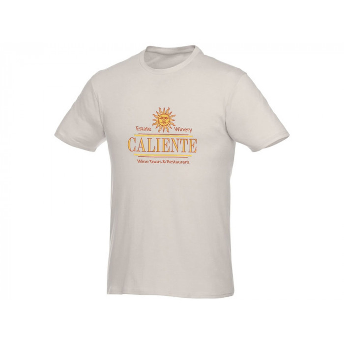 Мужская футболка Heros с коротким рукавом, светло-серый