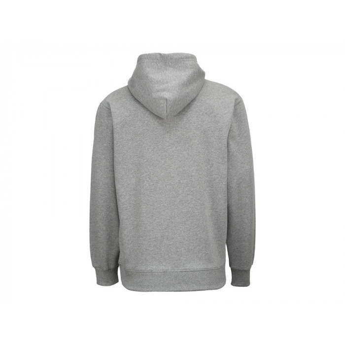 Толстовка с капюшоном оверсайз Lisbon унисекс, серый меланж