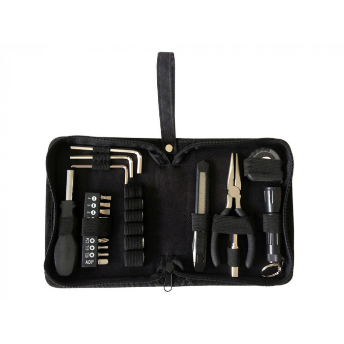 Набор инструментов Stinger, 25 инструментов, в нейлоновом чехле, 172х125х42 мм, чёрный