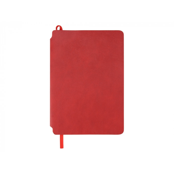Блокнот Notepeno 130x205 мм с тонированными линованными страницами, красный