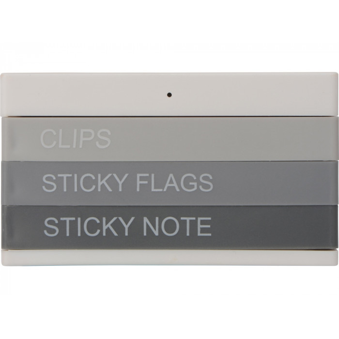 Настольный органайзер с функцией беспроводной зарядки, белый