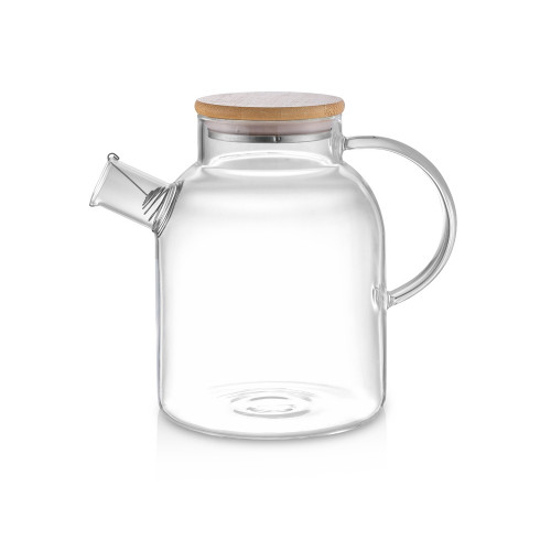 Стеклянный чайник с бамбуковой крышкой Sencha M