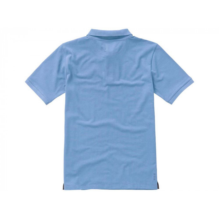 Calgary мужская футболка-поло с коротким рукавом, голубой