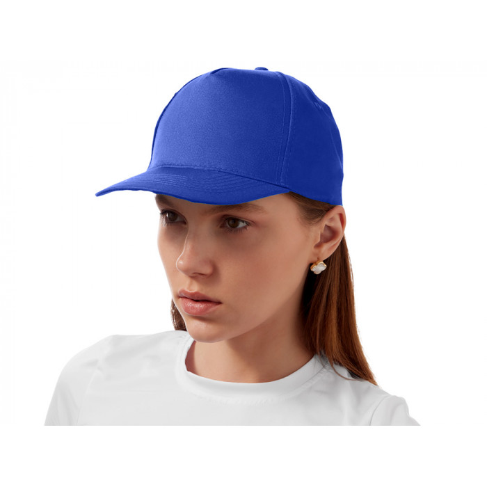 Бейсболка Poly 5-ти панельная 120 гр, кл.синий