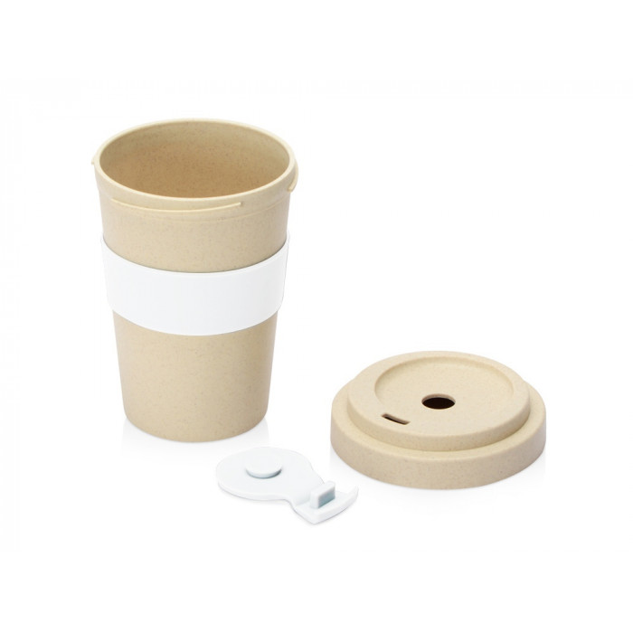 Стакан из пшеничного волокна Flava, белый