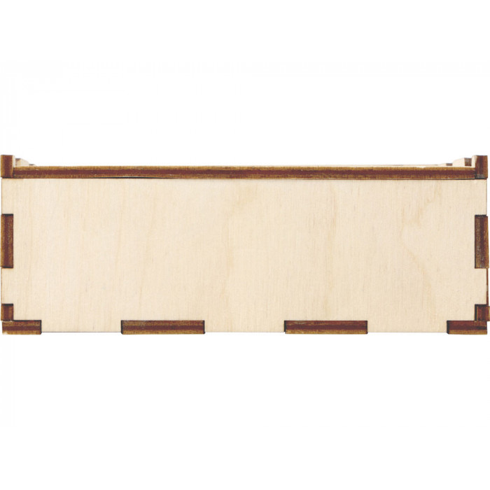 Деревянная подарочная коробка, 122 х 45 х 122 мм