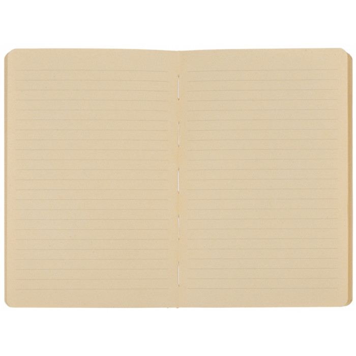 Блокнот А5 из переработанного тростника и RPET Adiantum, 80 листов, гибкая обложка, зеленое яблоко