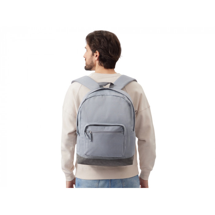 Рюкзак Shammy с эко-замшей для ноутбука 15, серый